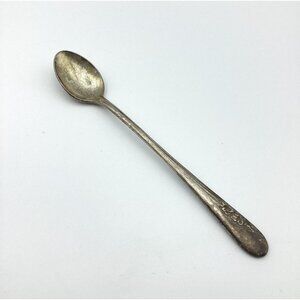 Mid Century International Sterling Silver Blossom Time Tea/Infant Spoon ENGRAVED
